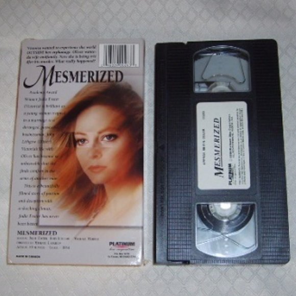 Mesmerized Jodie Foster Story of Passion and Deception VHS Tape - Picture 2 of 2